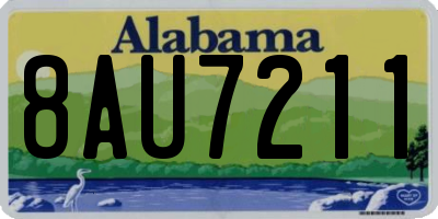 AL license plate 8AU7211