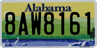 AL license plate 8AW8161