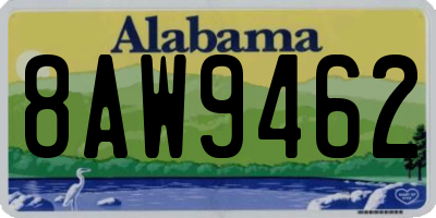 AL license plate 8AW9462