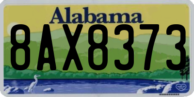 AL license plate 8AX8373