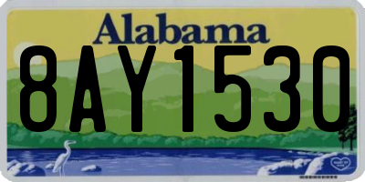 AL license plate 8AY1530