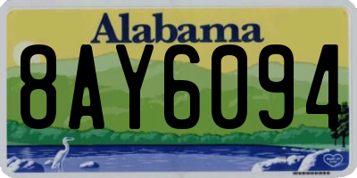 AL license plate 8AY6094