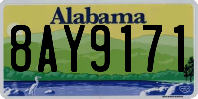 AL license plate 8AY9171