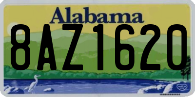 AL license plate 8AZ1620