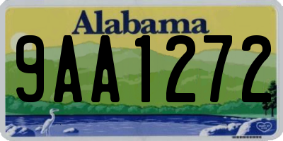 AL license plate 9AA1272
