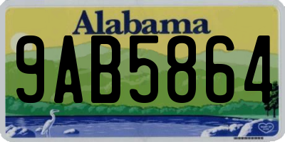 AL license plate 9AB5864