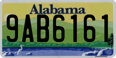 AL license plate 9AB6161