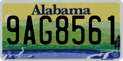 AL license plate 9AG8561