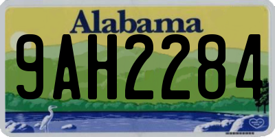 AL license plate 9AH2284