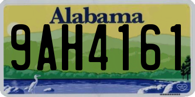 AL license plate 9AH4161