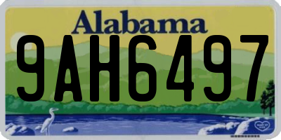 AL license plate 9AH6497