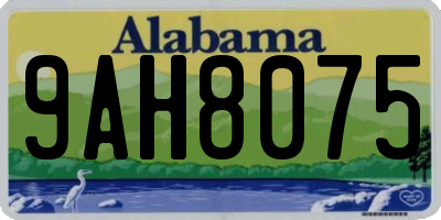 AL license plate 9AH8075