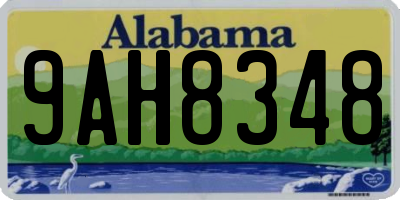 AL license plate 9AH8348