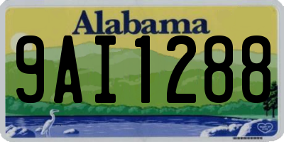 AL license plate 9AI1288
