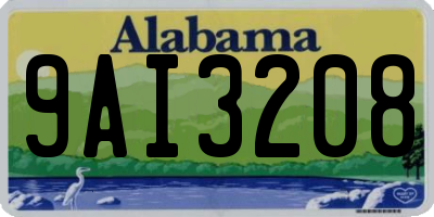 AL license plate 9AI3208
