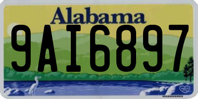 AL license plate 9AI6897