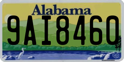 AL license plate 9AI8460