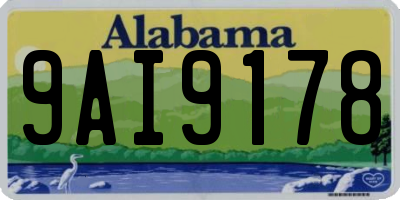 AL license plate 9AI9178