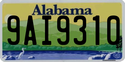 AL license plate 9AI9310
