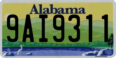 AL license plate 9AI9311