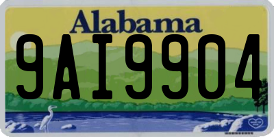 AL license plate 9AI9904