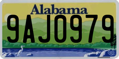 AL license plate 9AJ0979