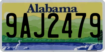 AL license plate 9AJ2479