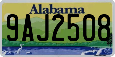 AL license plate 9AJ2508