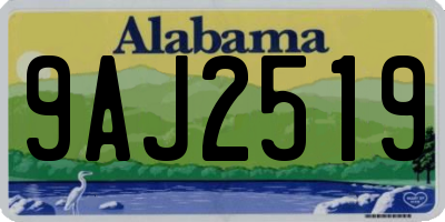 AL license plate 9AJ2519