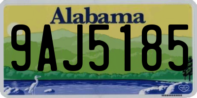 AL license plate 9AJ5185