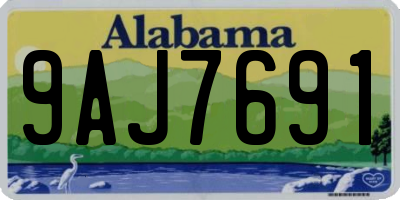 AL license plate 9AJ7691