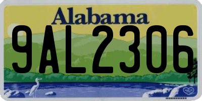 AL license plate 9AL2306