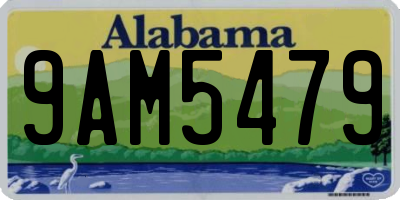 AL license plate 9AM5479