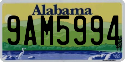 AL license plate 9AM5994
