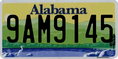 AL license plate 9AM9145