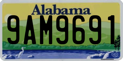AL license plate 9AM9691