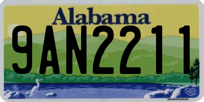 AL license plate 9AN2211