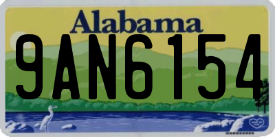 AL license plate 9AN6154