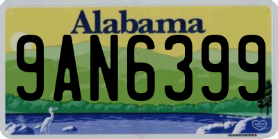 AL license plate 9AN6399