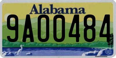 AL license plate 9AO0484
