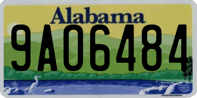 AL license plate 9AO6484
