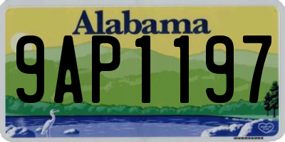 AL license plate 9AP1197