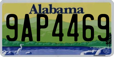 AL license plate 9AP4469