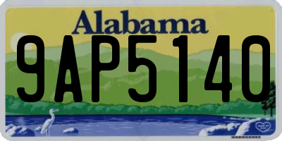 AL license plate 9AP5140