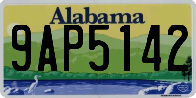AL license plate 9AP5142