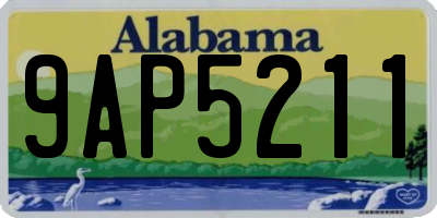 AL license plate 9AP5211