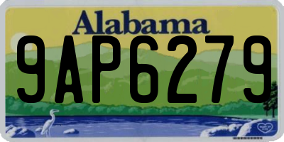 AL license plate 9AP6279