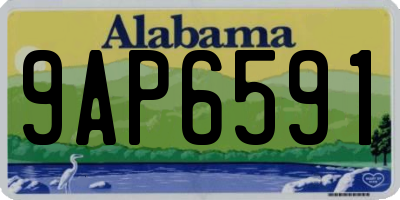 AL license plate 9AP6591
