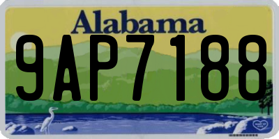 AL license plate 9AP7188