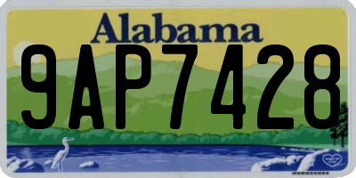 AL license plate 9AP7428